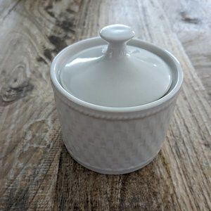 Oneida Wicker sugar bowl